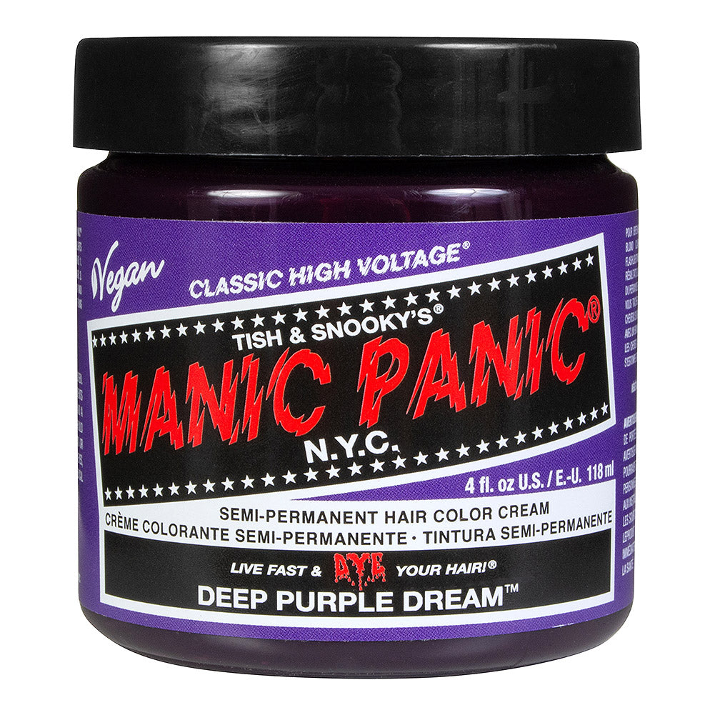 Manic Panic Deep Purple Dream Semi-Permanent Hair Dye - Rich Deep Purple Vegan