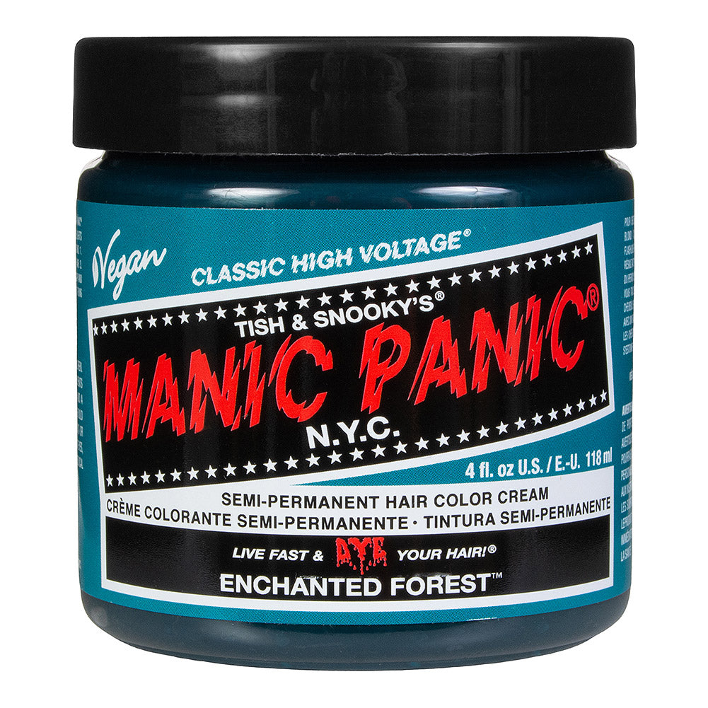 Manic Panic Enchanted Forest Semi-Permanent Hair Dye - Vibrant Bright Green Vegan
