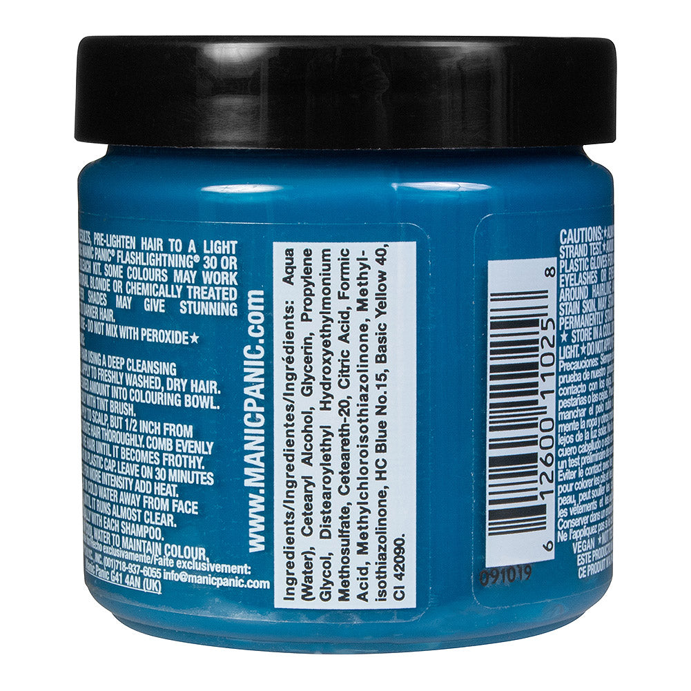 Manic Panic Mermaid Semi-Permanent Hair Dye - Vibrant Ocean Teal Blue Green Vegan