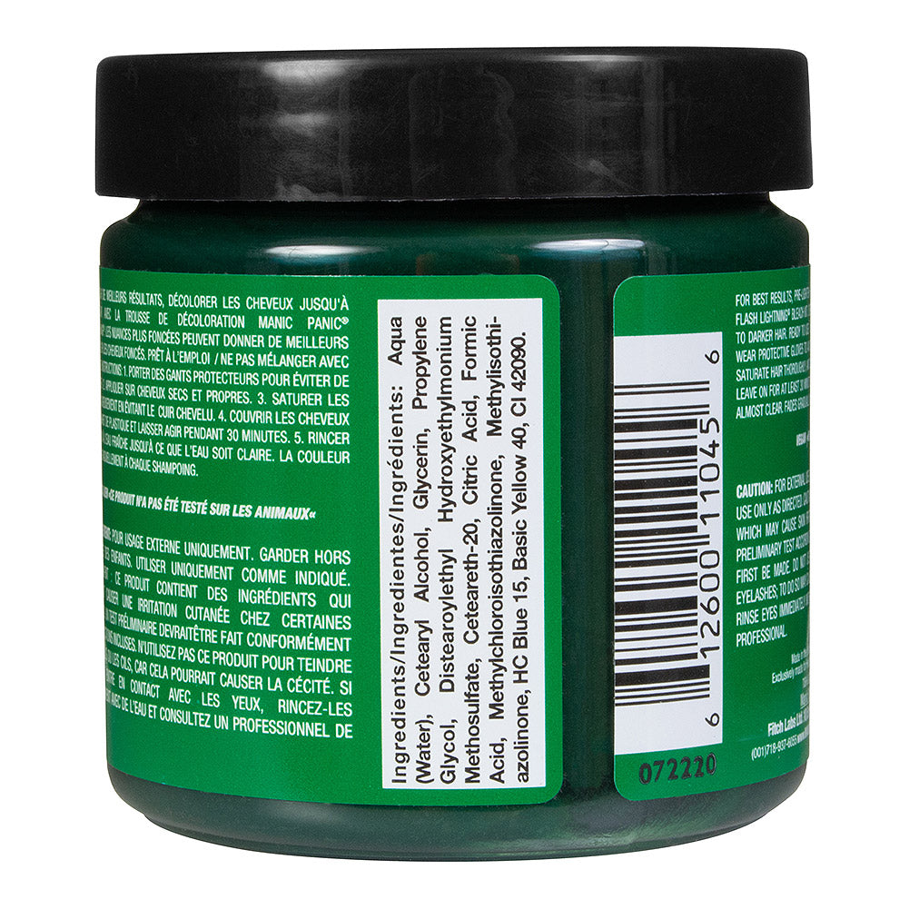 Manic Panic Venus Envy Semi-Permanent Hair Dye - Deep Dark Tropical Green Vegan