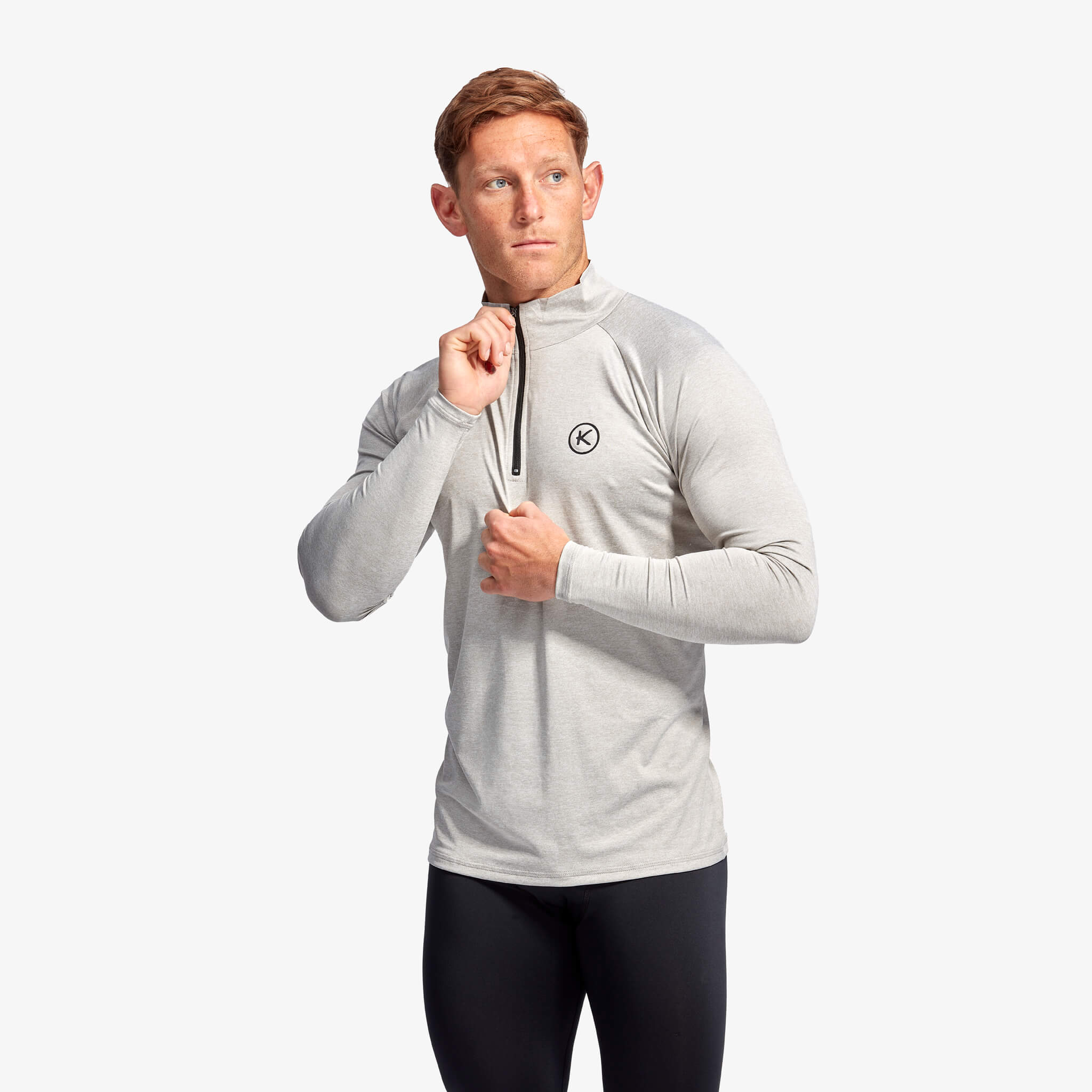 Men's Infrared 1/4 Zip LS