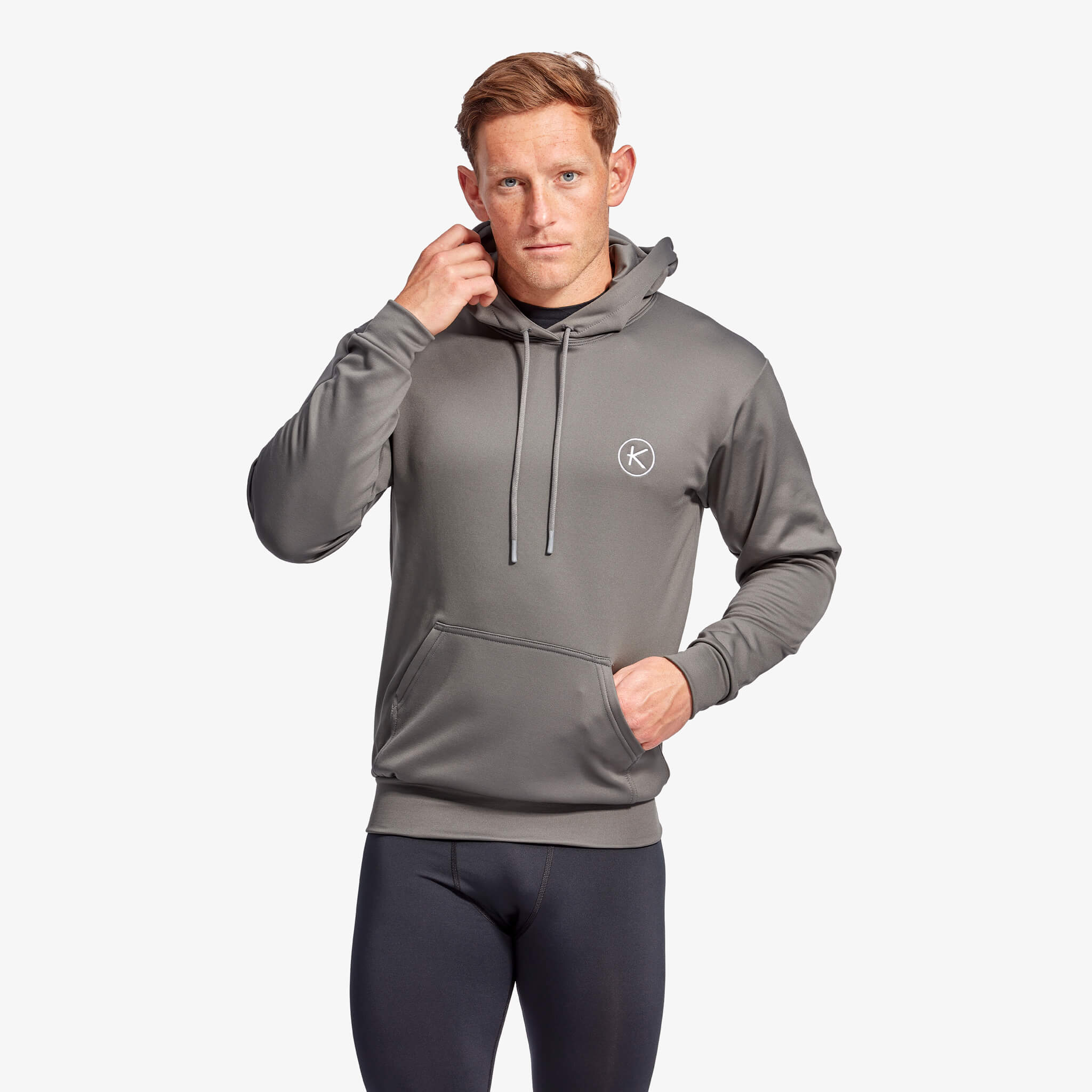 Men's Infrared Hoodie - Grey & Blue