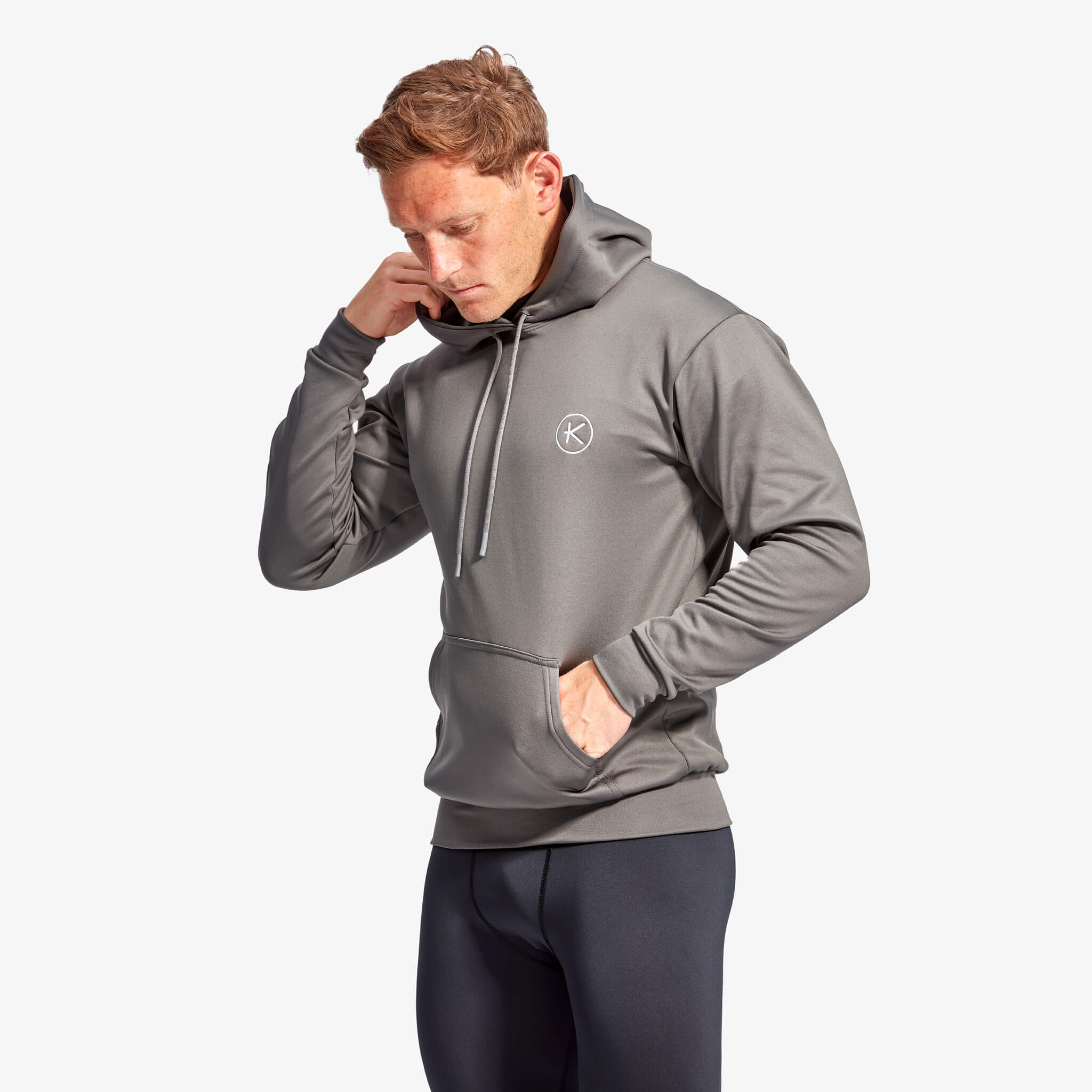 Men's Infrared Hoodie - Grey & Blue