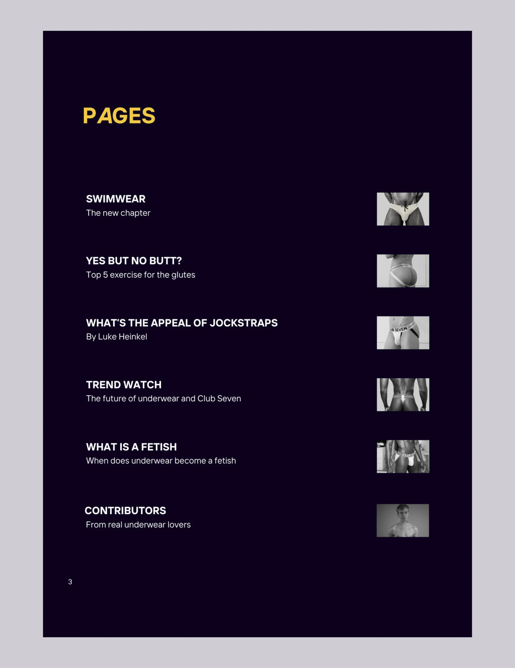 Men's Underwear Magazine Issue 03