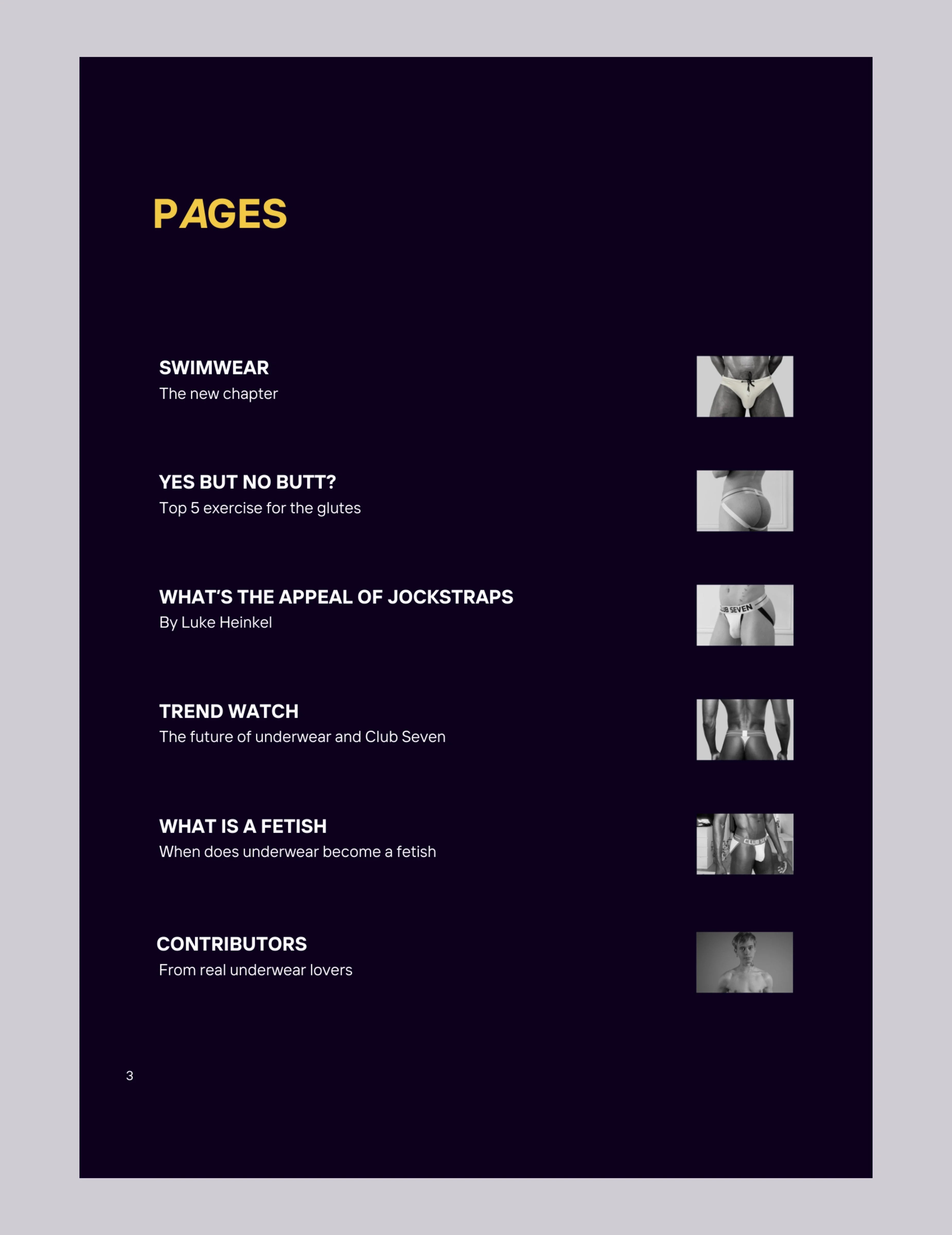 Men's Underwear Magazine Issue 03