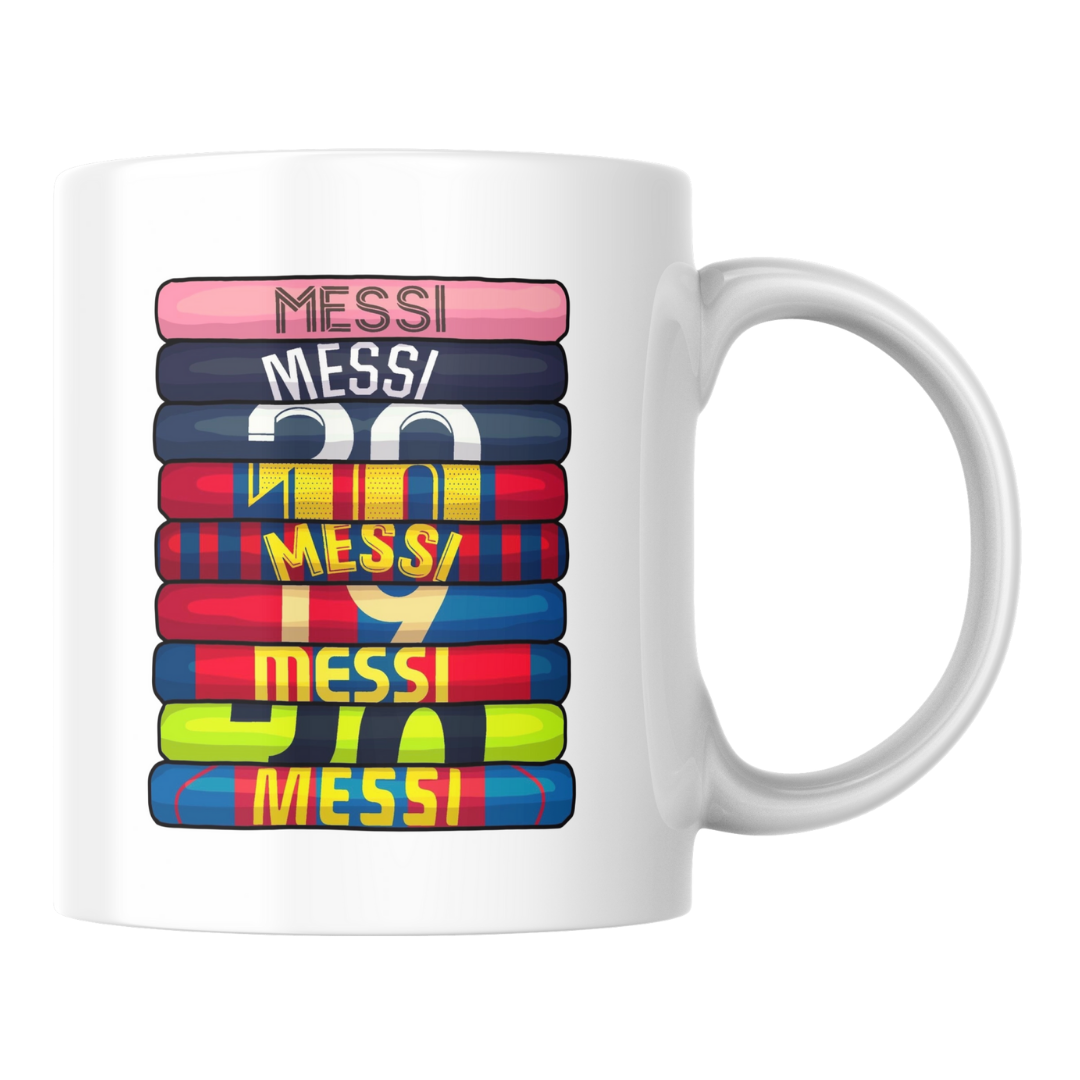 Lionel Messi  Shirt Stack Mug