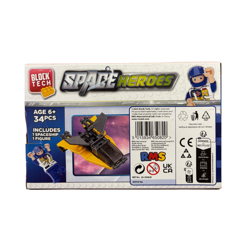 Mini Block Tech Space Heroes