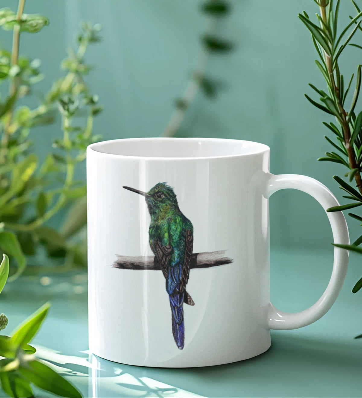 Hummingbird Mug – Wildlife Art