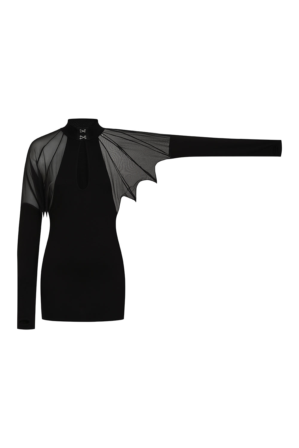 Necessary Evil Vespertilio Long Sleeve Bat Wings Effect Batwing Top - Size 8 Left Only!