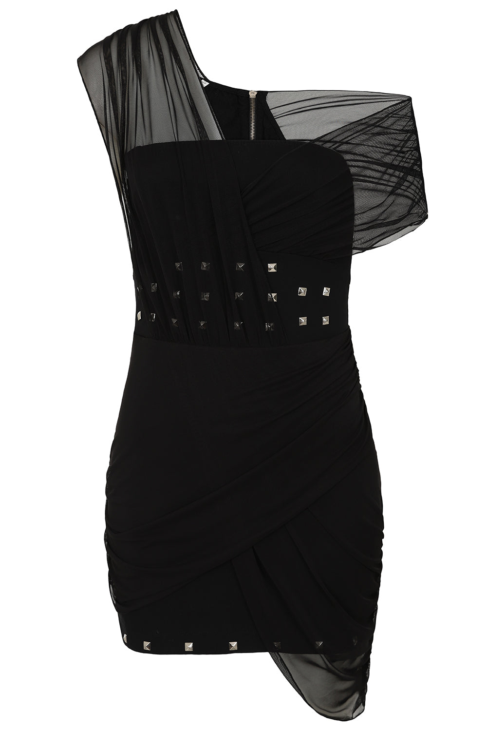 Necessary Evil Venus Wrapped Mesh Mini Dress - Size UK 8 Left Only!