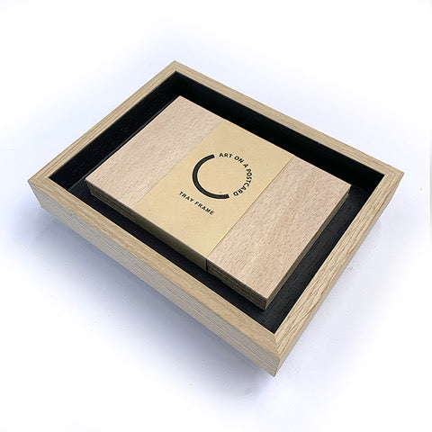 Handmade Obeche Wood Tray Frame (A5)
