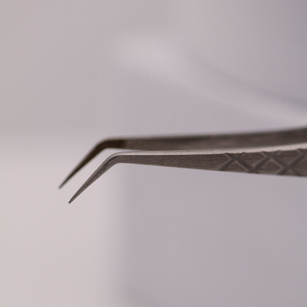 Hybrid 45 Degree Fibre Grip Tweezers
