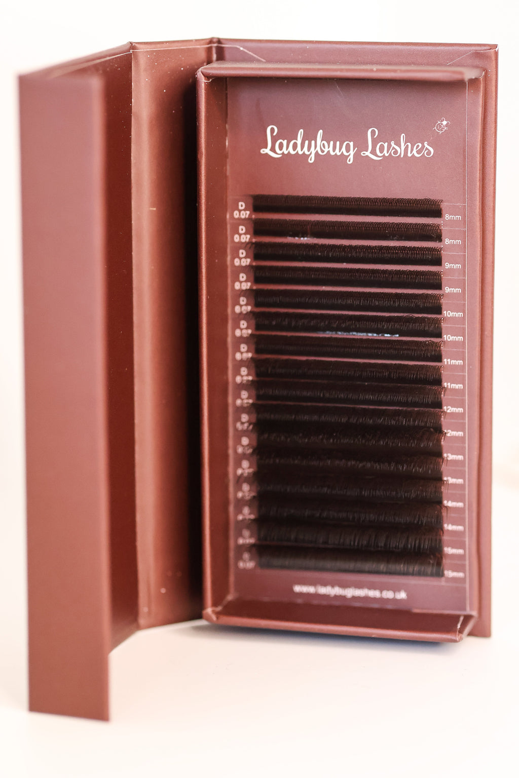 Brown W Lash 16 Row Mixed Tray