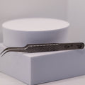 All Purpose Curved 60 Degree Fibre Grip Tweezers