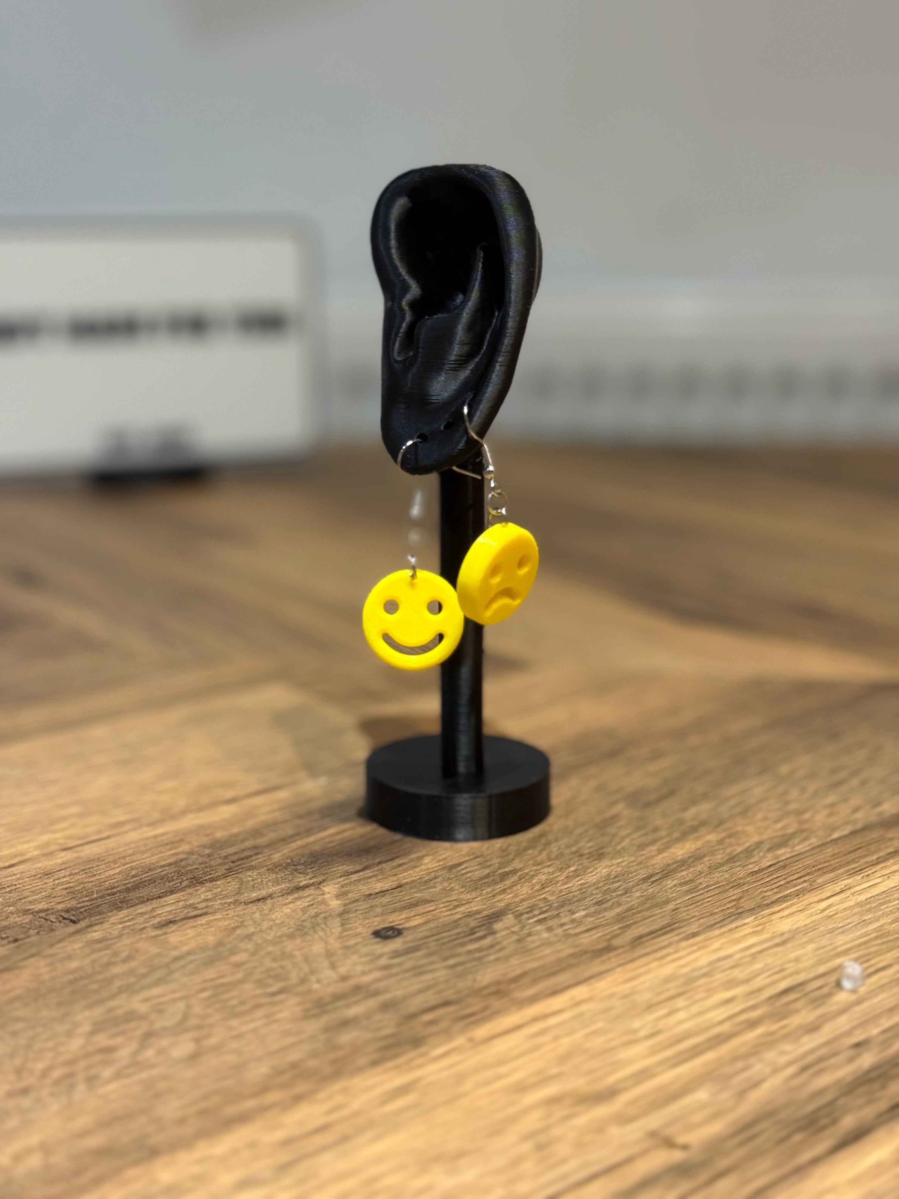 Potato Smiley Earrings | 3D Printed Nostalgic Food Earrings