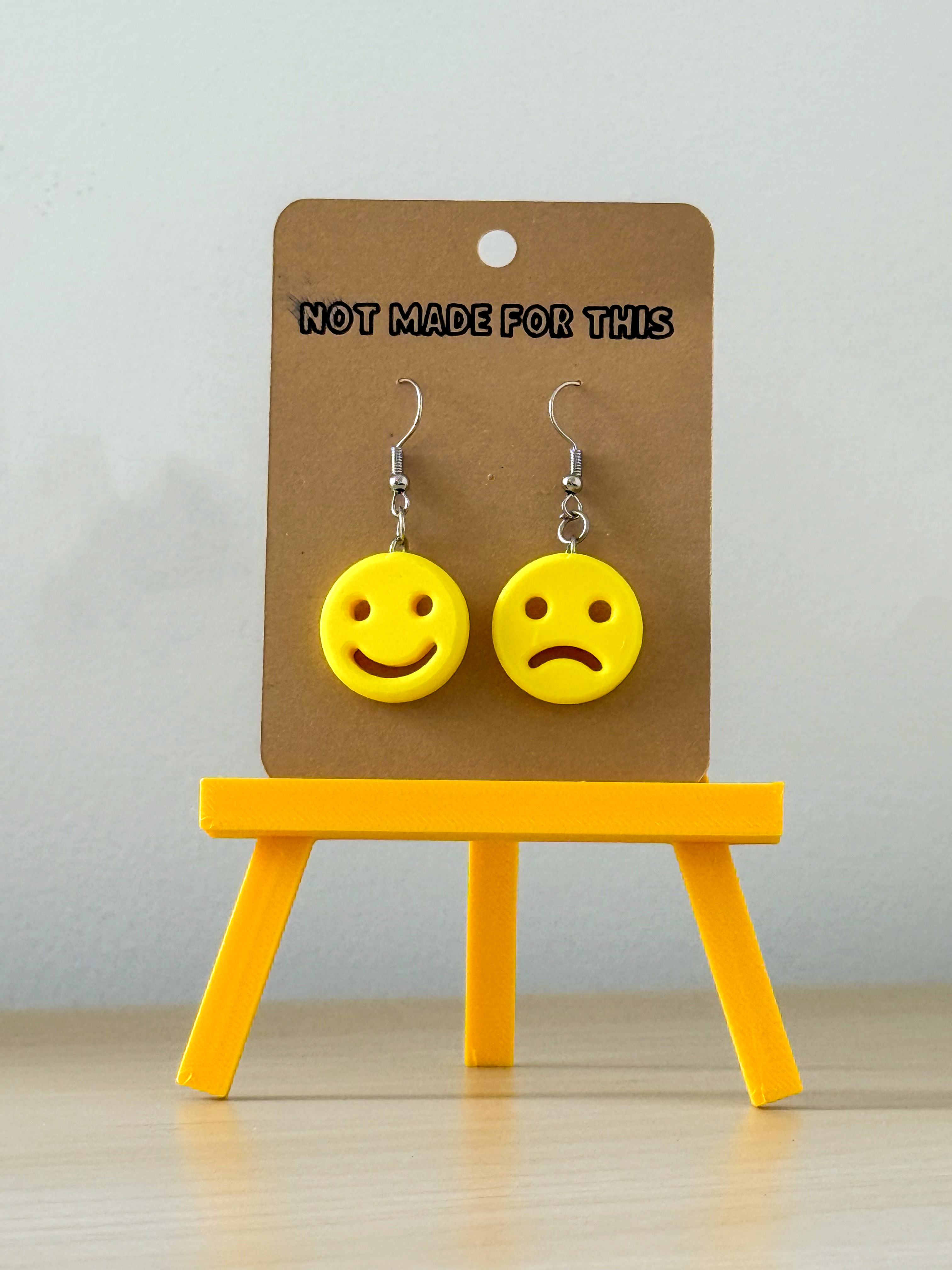 Potato Smiley Earrings | 3D Printed Nostalgic Food Earrings