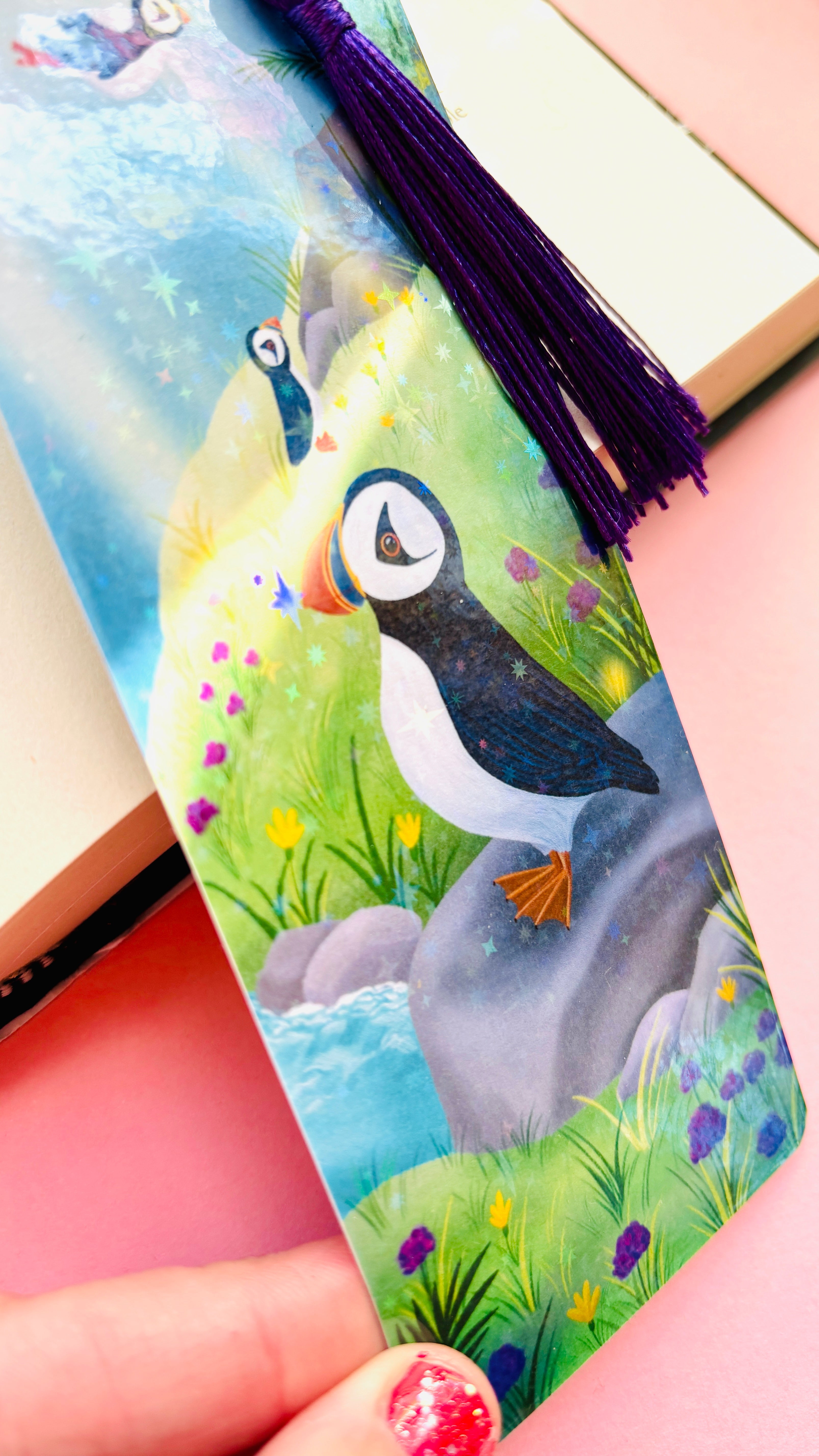 Puffin Holographic Bookmark- British Wildlife Gift