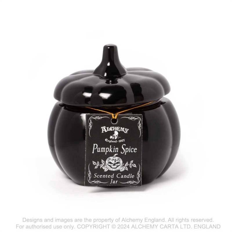 Alchemy Pumpkin Spice Small Glass Scented Candle Jar