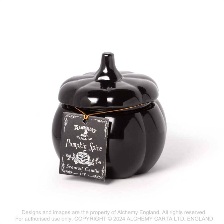 Alchemy Pumpkin Spice Small Glass Scented Candle Jar