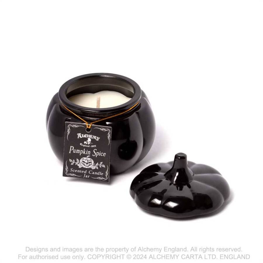 Alchemy Pumpkin Spice Small Glass Scented Candle Jar