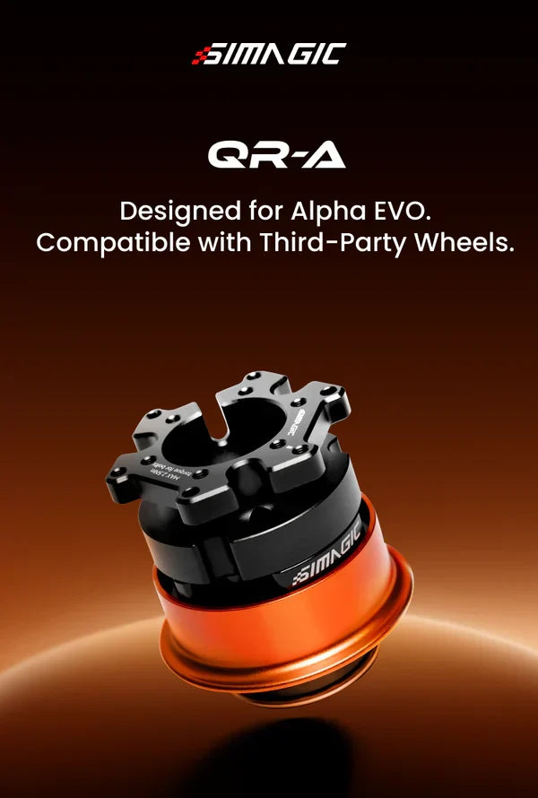 Simagic Alpha EVO USB Quick Release (QR-A) SRM Adapted