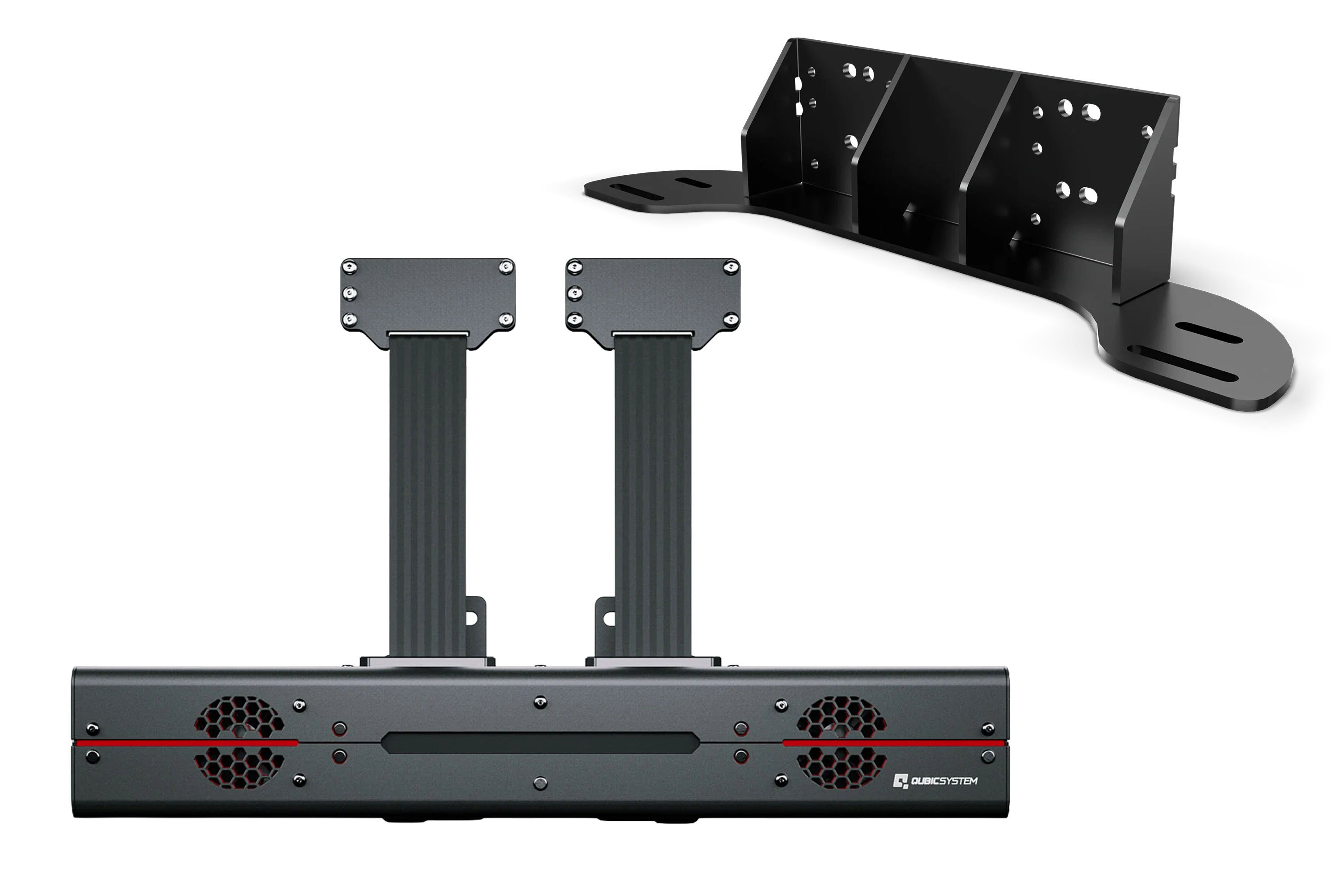 Qubic Seat Belt Tensioner with Universal Bracket - for Trak Racer and Non-Trak Racer Cockpits