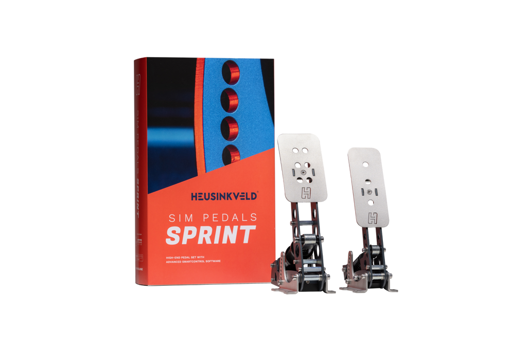 Heusinkveld Sprint 2-Pedal Set (Black) – Professional Sim Racing Brake & Throttle Pedals | Load Cell Precision