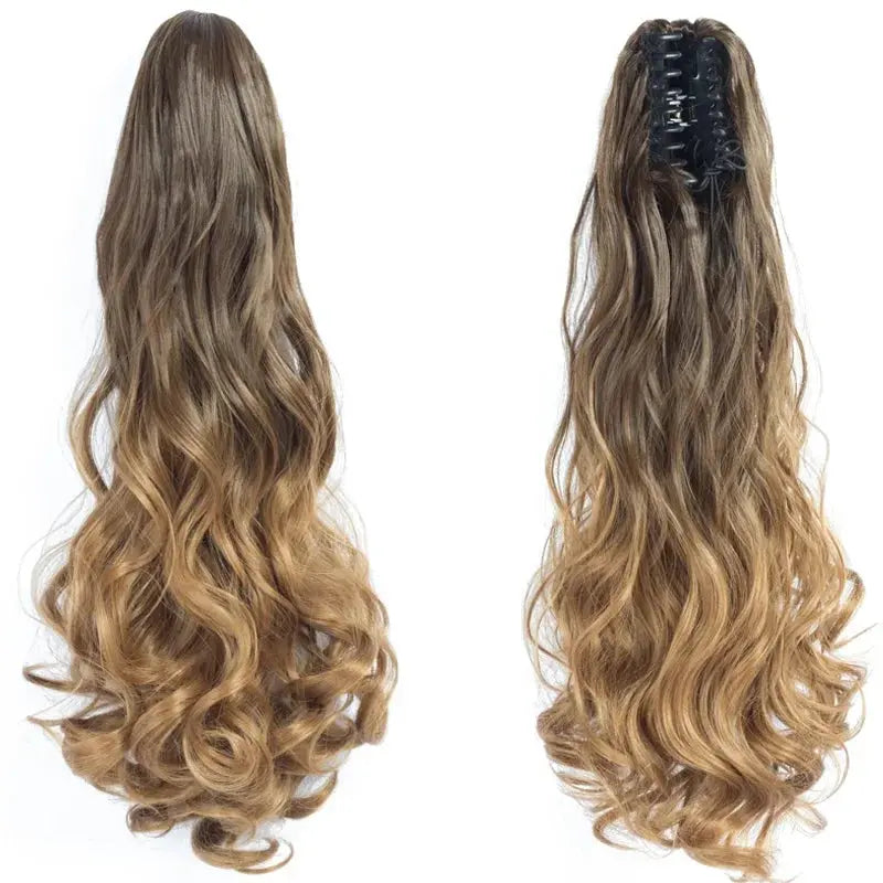 Claw Clip Wavy Ponytail