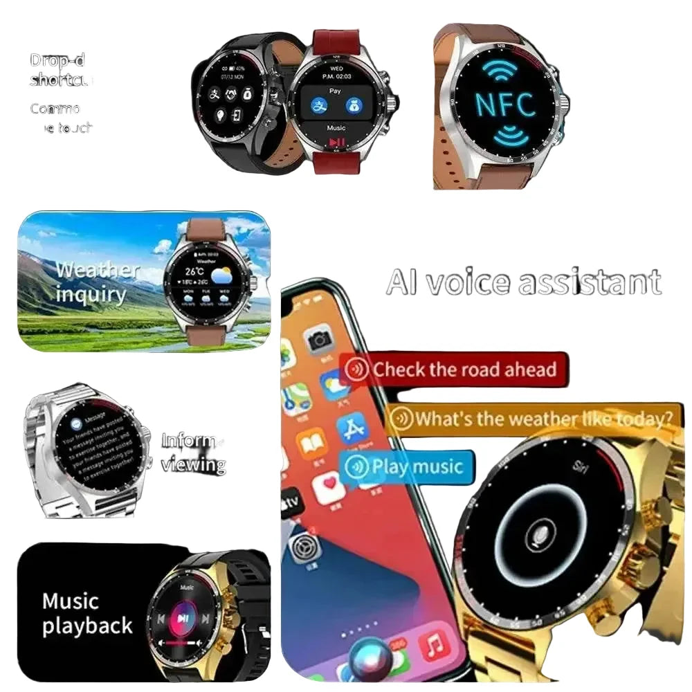 BluetoothCall Compass Smart Watch