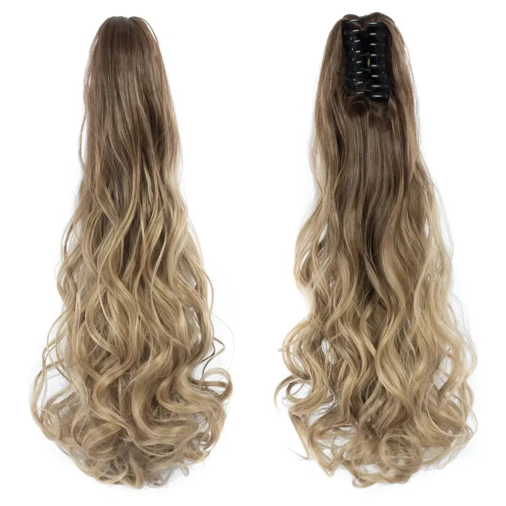 Claw Clip Wavy Ponytail