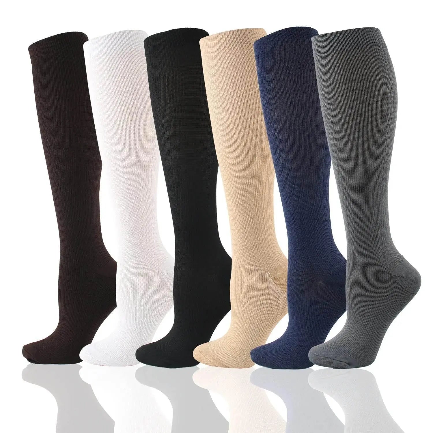 Black Skin Compression Socks