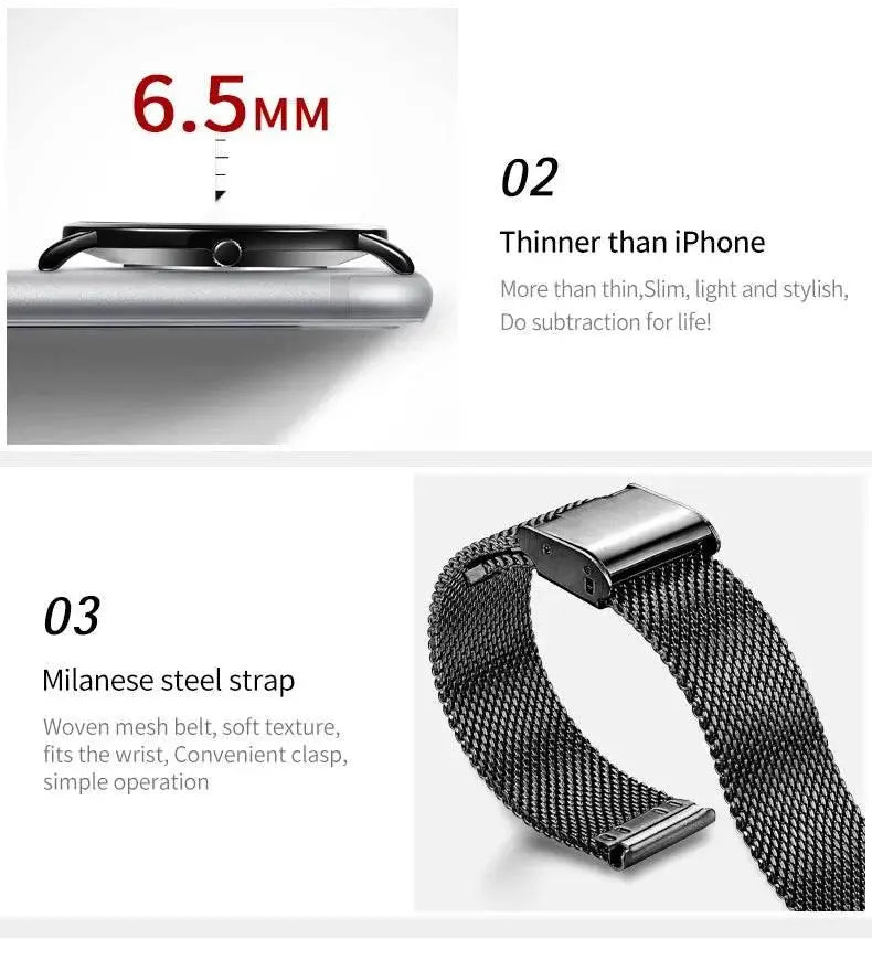Simplicity Mesh Belt Couple Watches