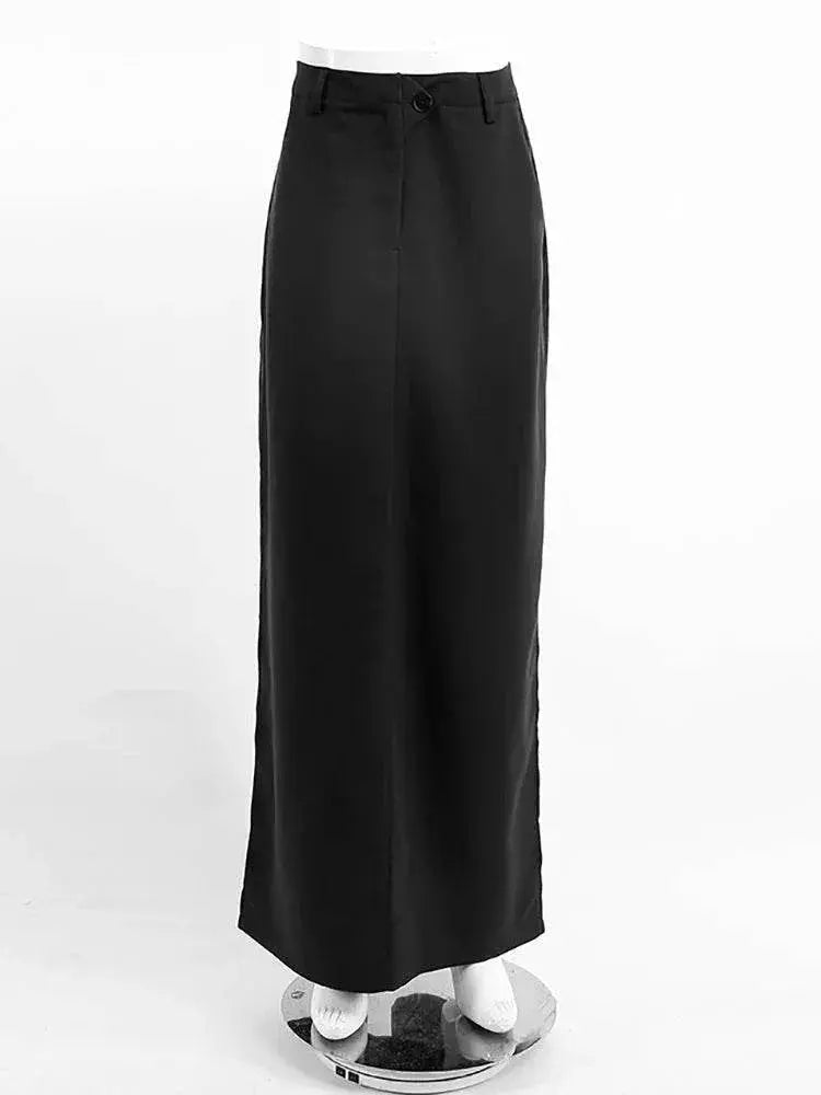 Black Loose Long Skirts