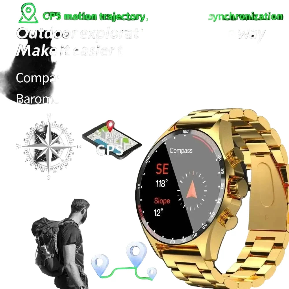 BluetoothCall Compass Smart Watch