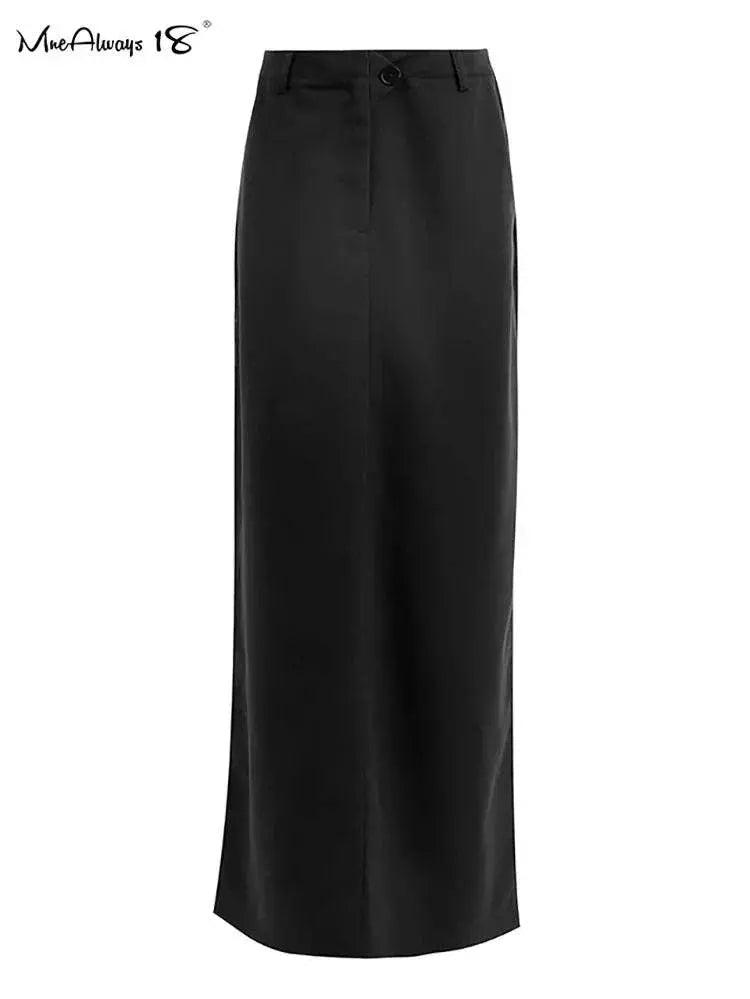 Black Loose Long Skirts