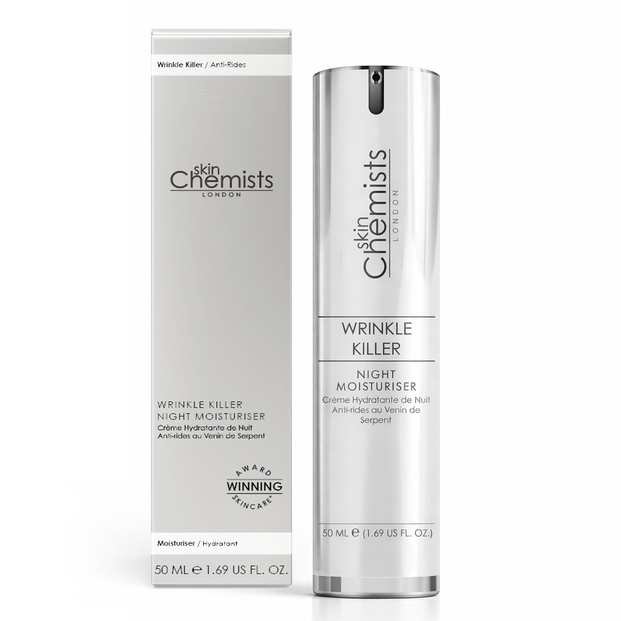 Wrinkle Killer Night Moisturiser 50ml (NEW FORMULA)