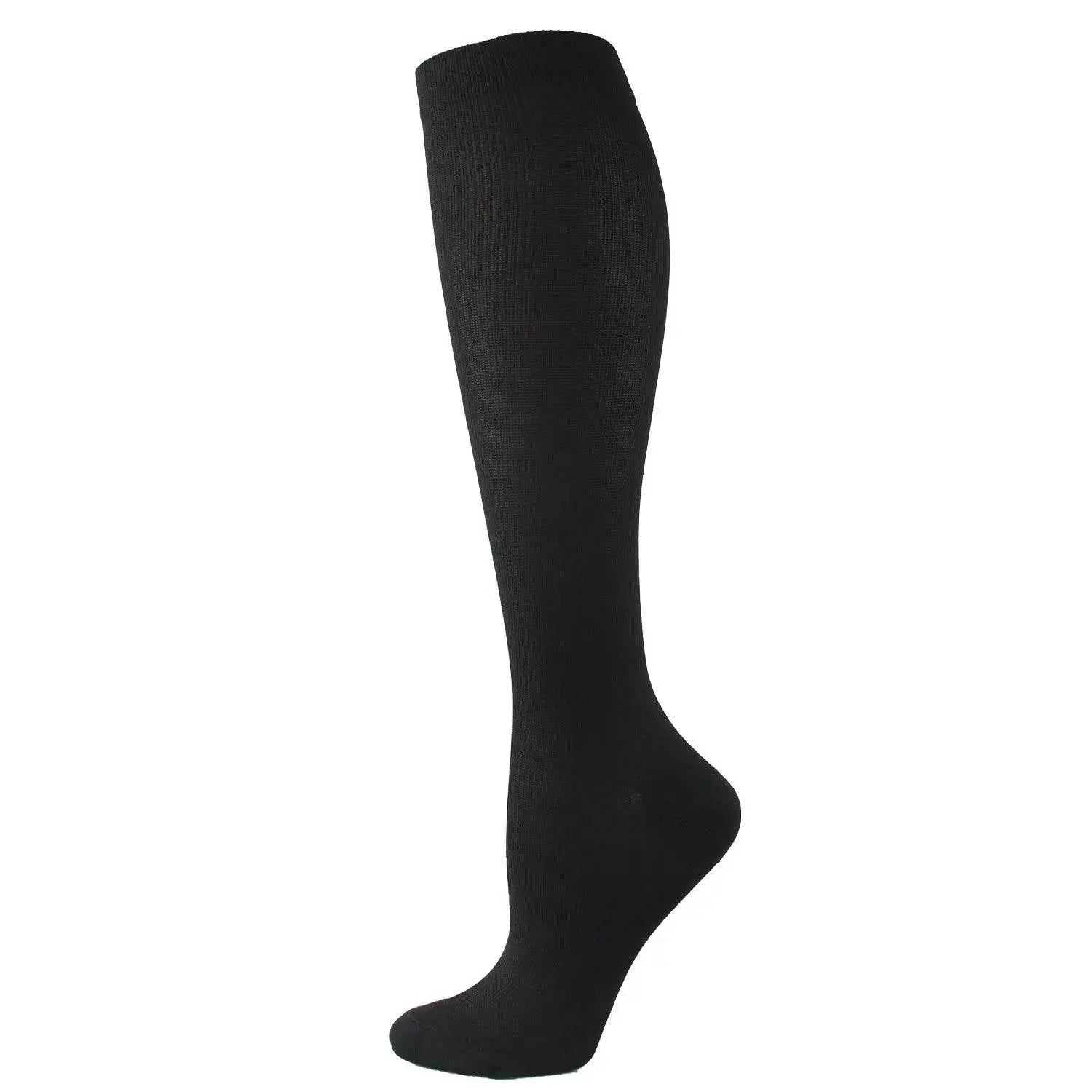 Black Skin Compression Socks
