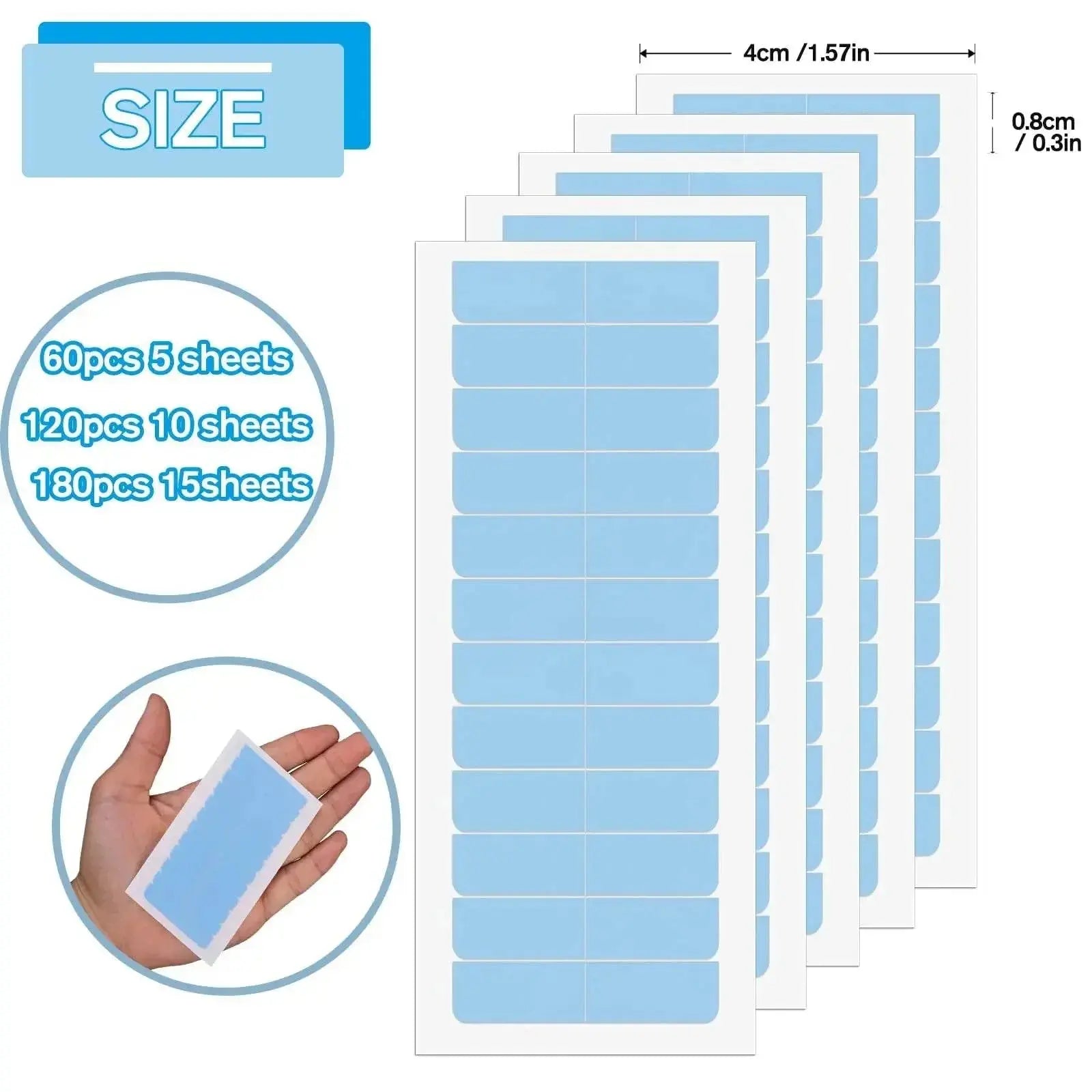60PCS Hair Extension Tape