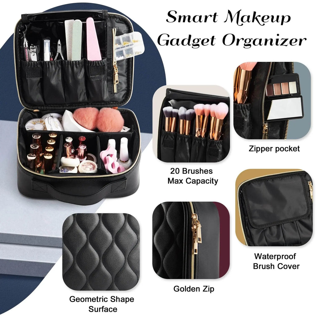 Cosmetic Brush Organizer Bag