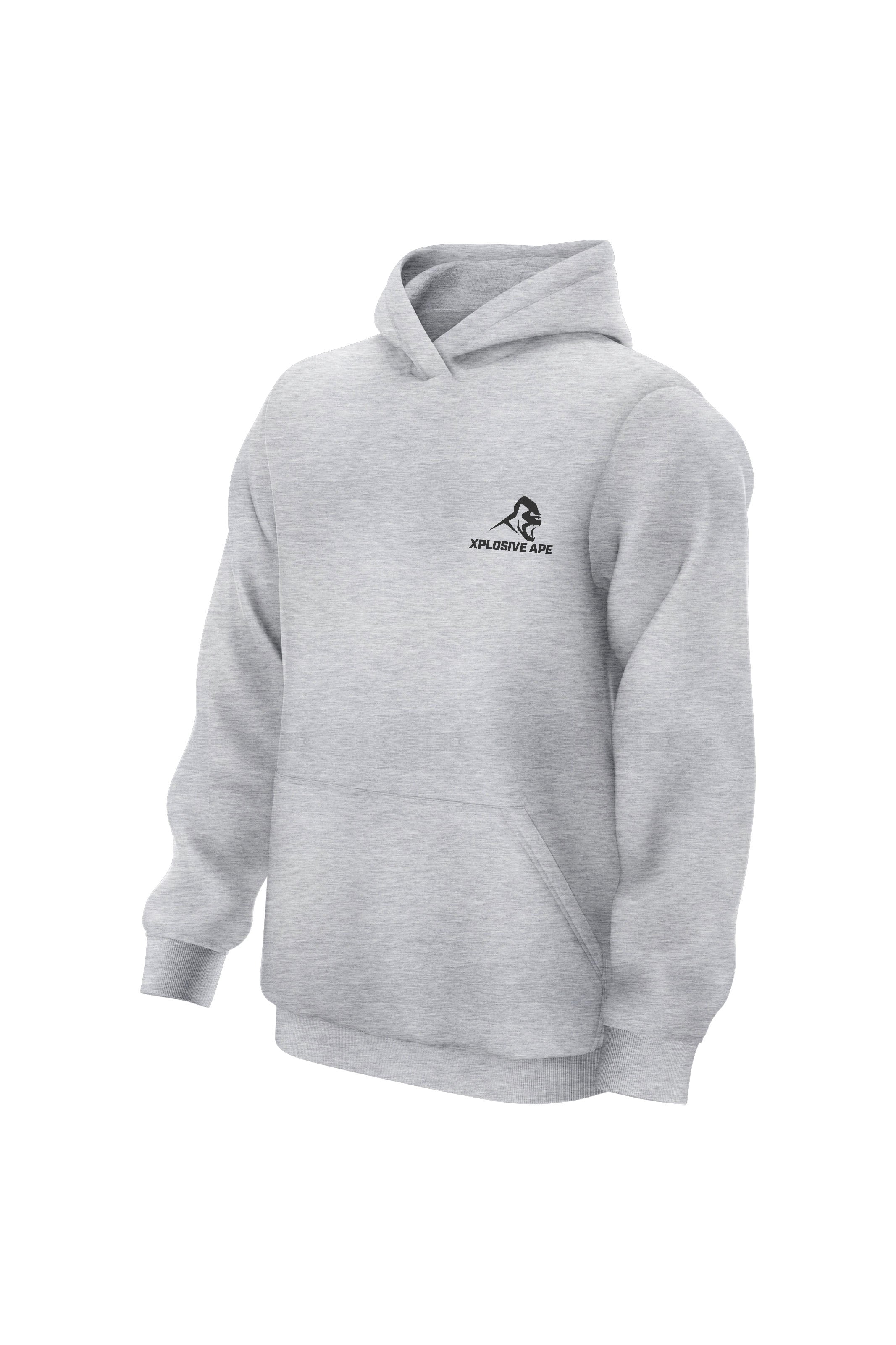 XAPE Splatter Graffiti V3 Hoodie - Heather Grey