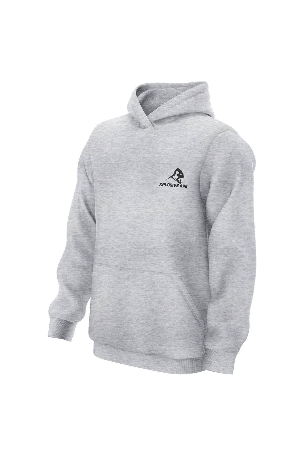 XAPE Splatter Graffiti V4 Hoodie - Heather Grey