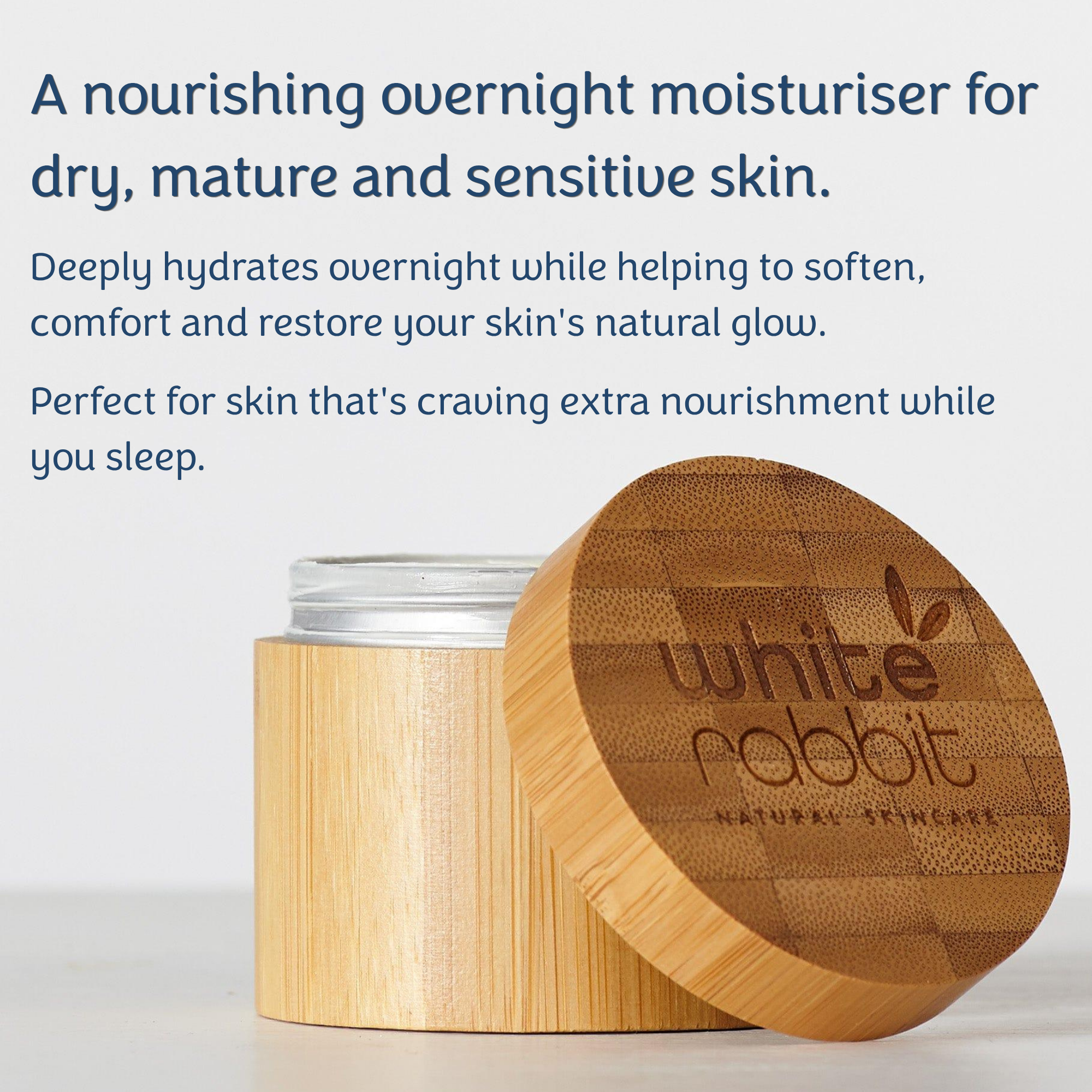 Rose & Orange Night Cream | Nourishing Moisturiser for Dry & Sensitive Skin