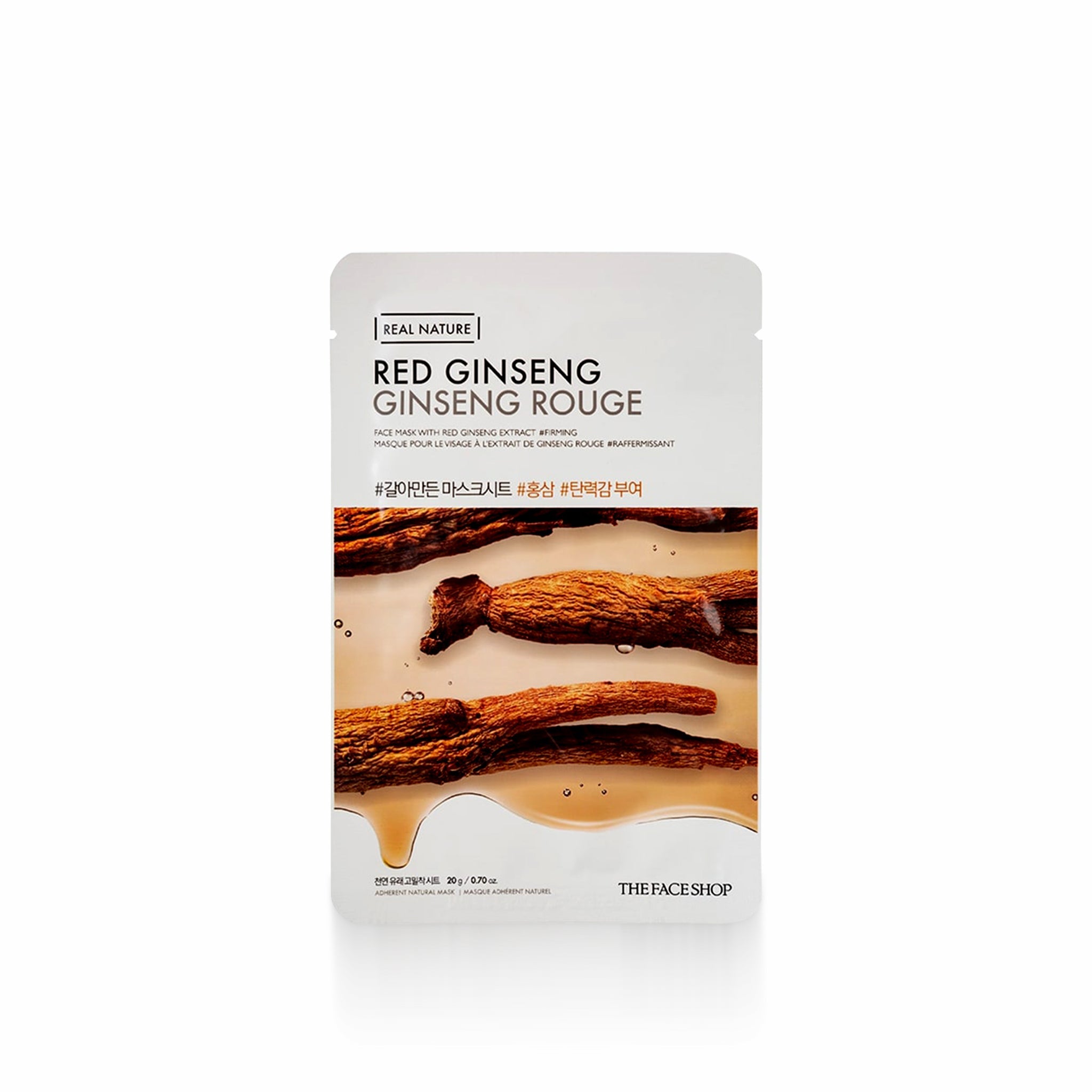 THE FACE SHOP Real Nature Face Mask Red Ginseng 20g