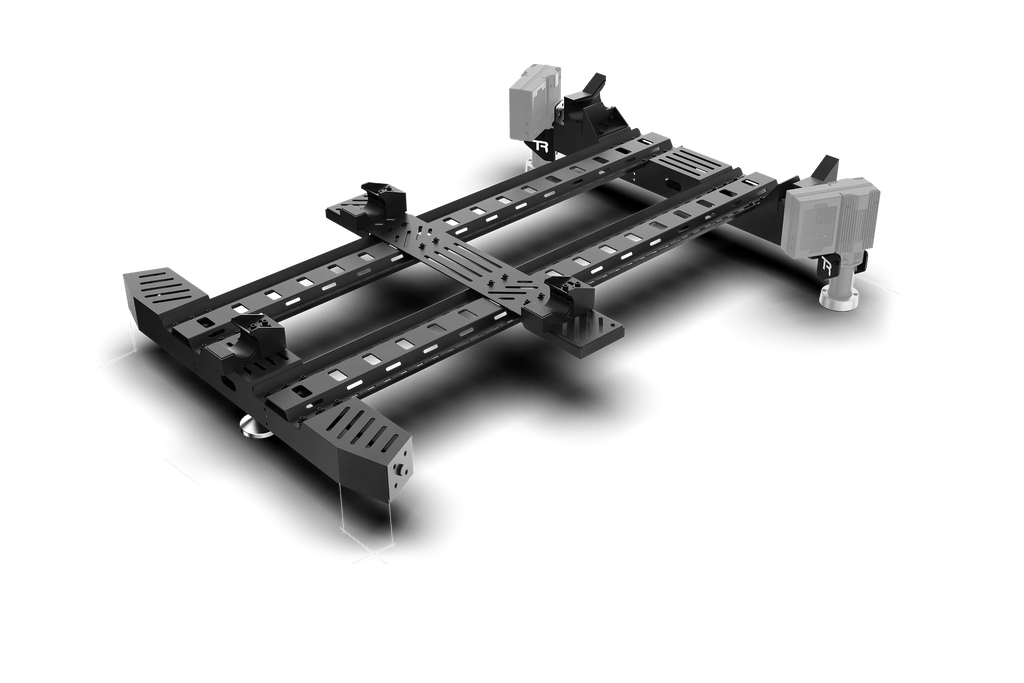 Motion System with 3 motors/actuators and Motion Sim Base
