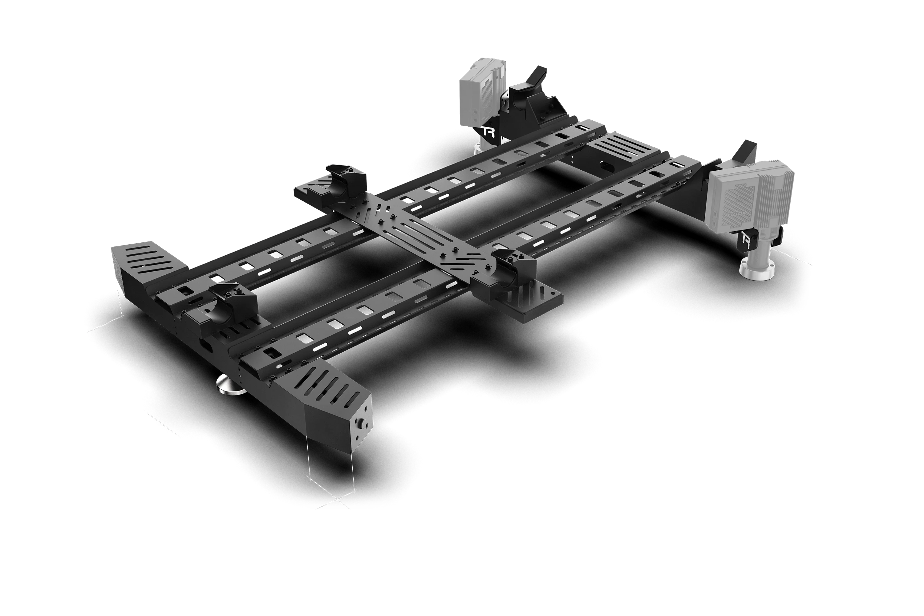 Motion System with 3 motors/actuators and Motion Sim Base