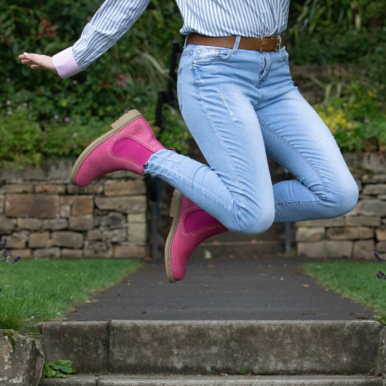 Toddy Short Boots - Raspberry