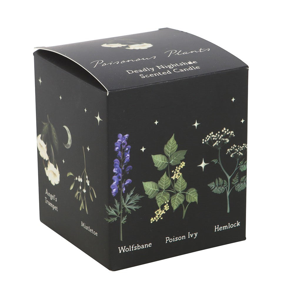 Gothic Gifts Deadly Nightshade Poisonous Plants Scented Candle