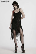 Punk Rave  Honey Irregular Split Dress