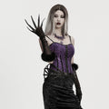 Punk Rave Fluffy Goth Claw Gloves