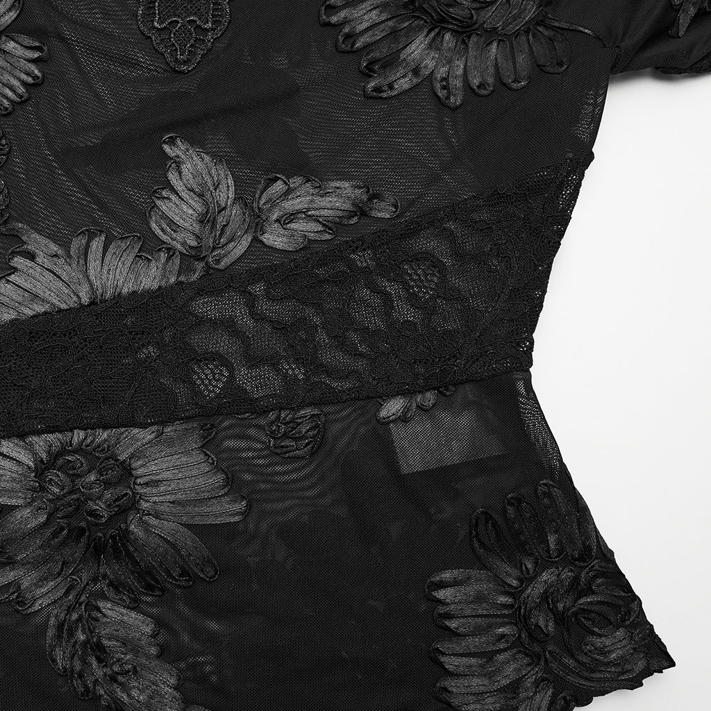 Punk Rave Goth Lace Undershirt